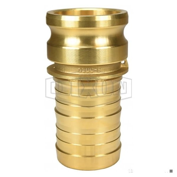 Dixon Global King Crimp Type E Cam & Groove Adapter, Male Adapter x Hose Shank End Style, C38000 Forged Br G300-E-BRCR - main
